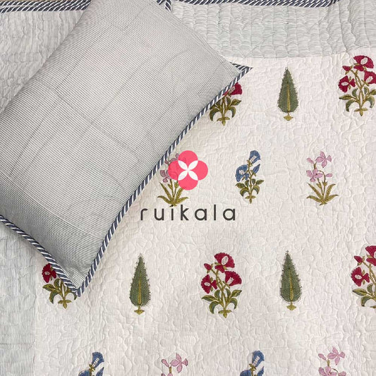 Quilted Bedcover - Pattern 8
