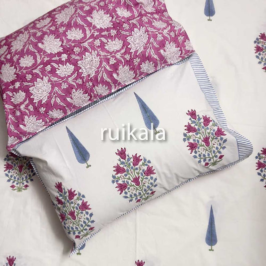 Mauve Mist Bedsheet