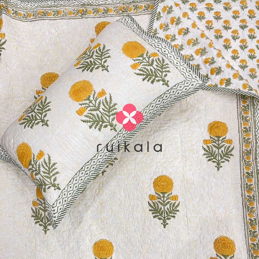 Quilted Bedcover - Pattern 9