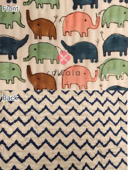Baby Elephant Kids Quilt