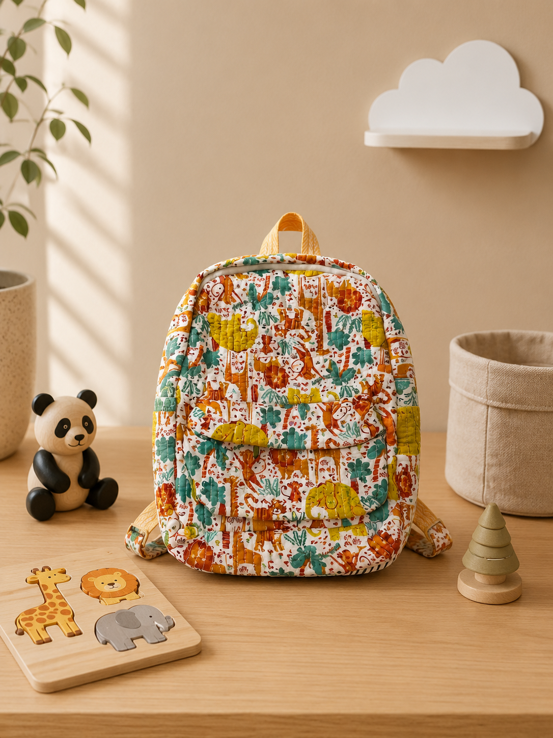 Mini Little Safari Kid's Quilted Backpack