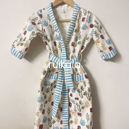 Sea Life Bathrobe
