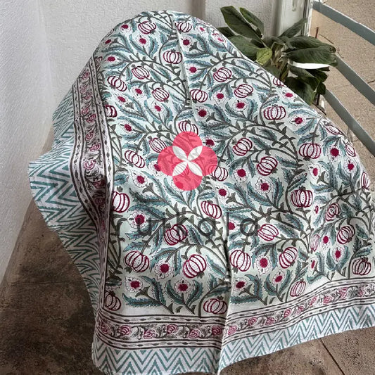 Block Print Table Covers Pattern 4