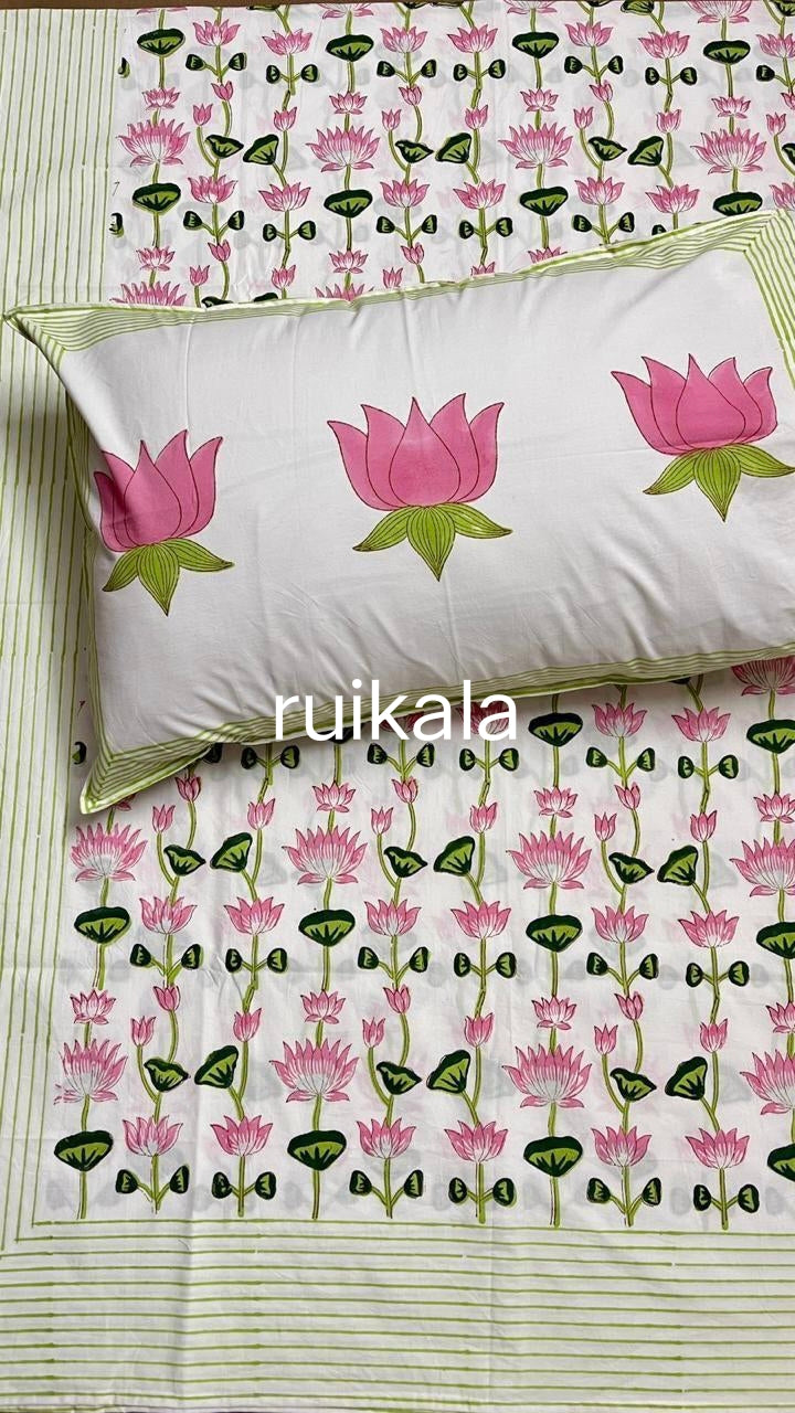 Lotus Bedsheet