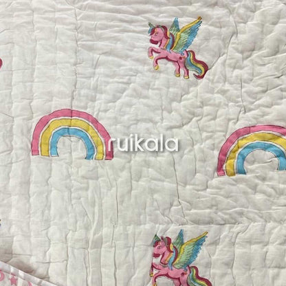 Unicorn Skies Kid's Quilt