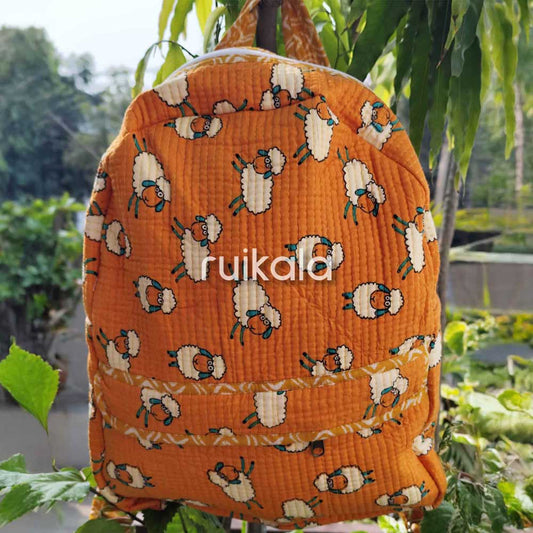 Woolly Wanderer Quilted Backpack