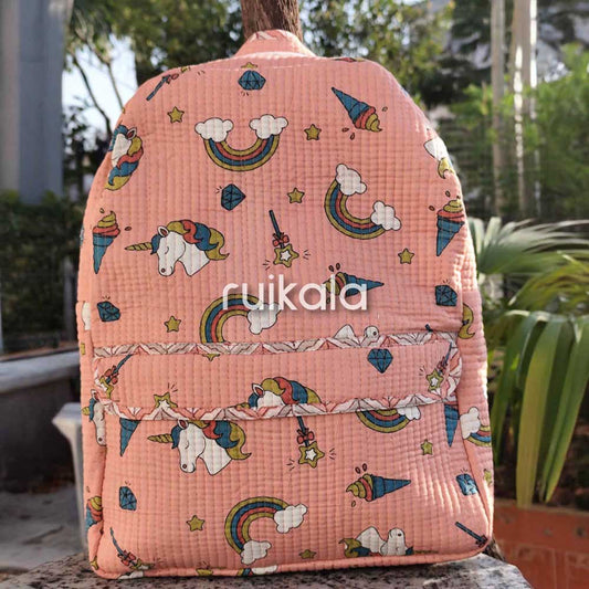 Unicorn Dreams Quilted Backpack