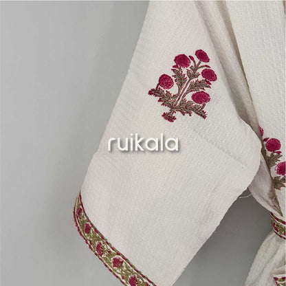 Crimson Roses Bathrobe