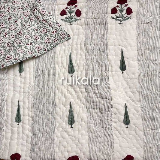 Crimson Meadow Quilt