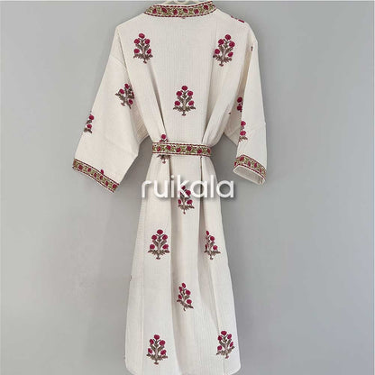 Crimson Roses Bathrobe