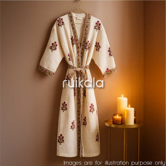 Crimson Roses Bathrobe