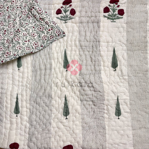 Crimson Meadow Quilt