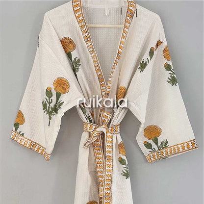 Mustard Marigold Bathrobe