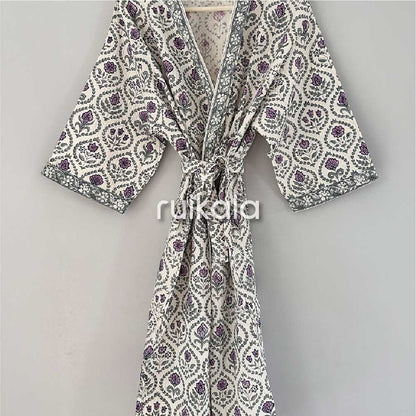 Lavender Vine Bathrobe