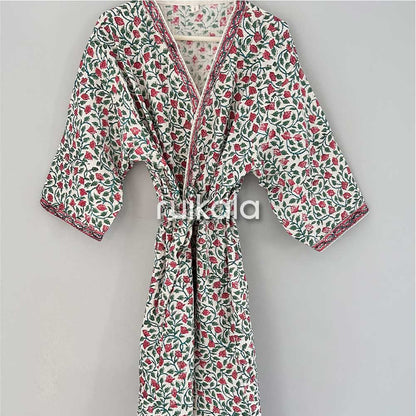 Floral Vine Bathrobe