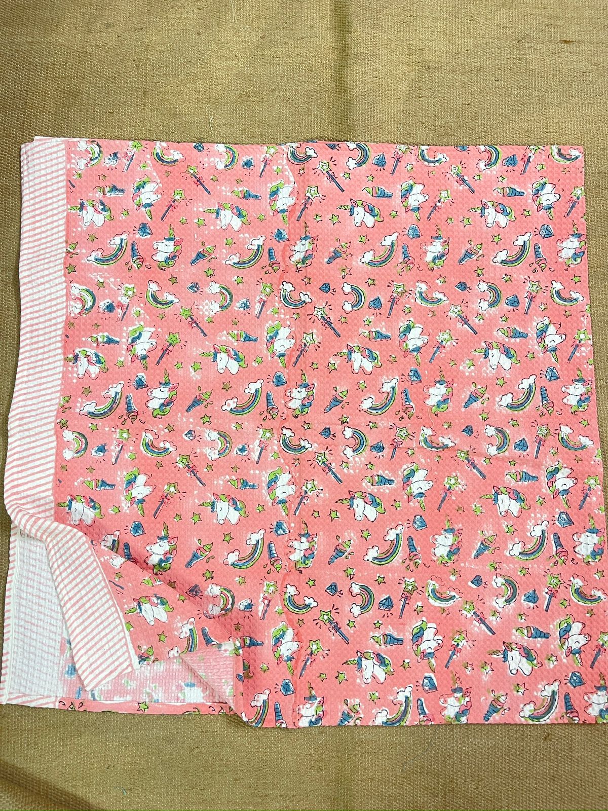 Pink Dreamy Unicorn Kid's Bath Towel